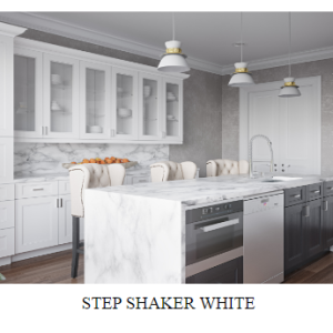 step shaker white