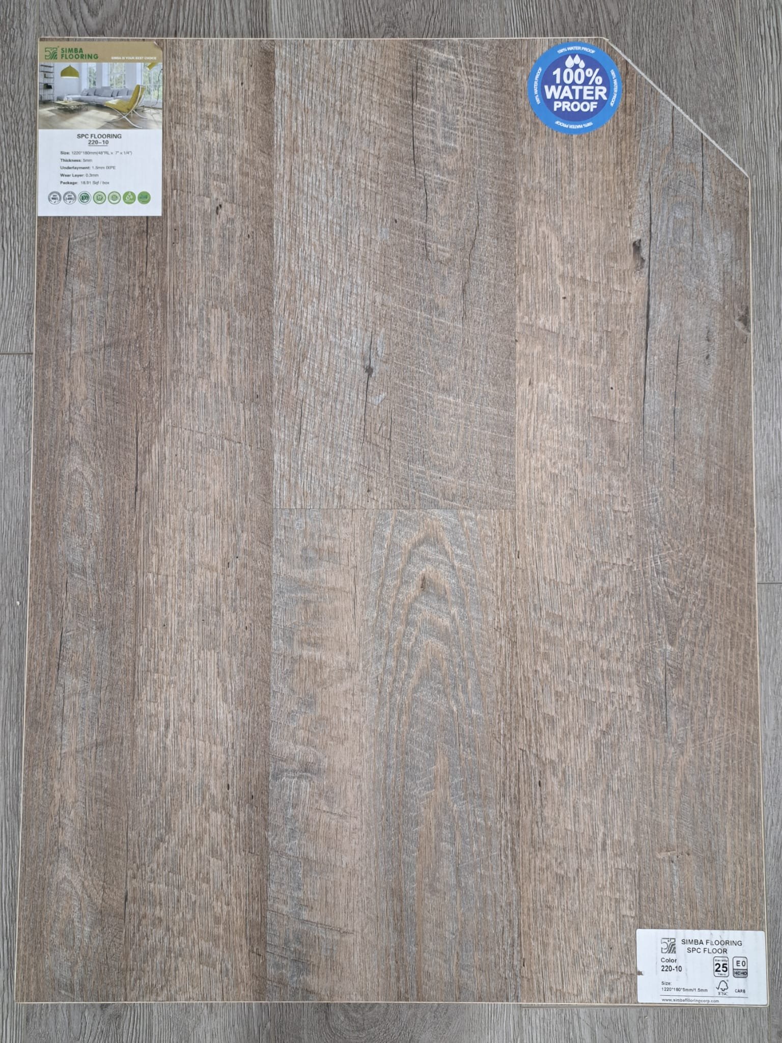 SPC Vinyl Flooring 220-10