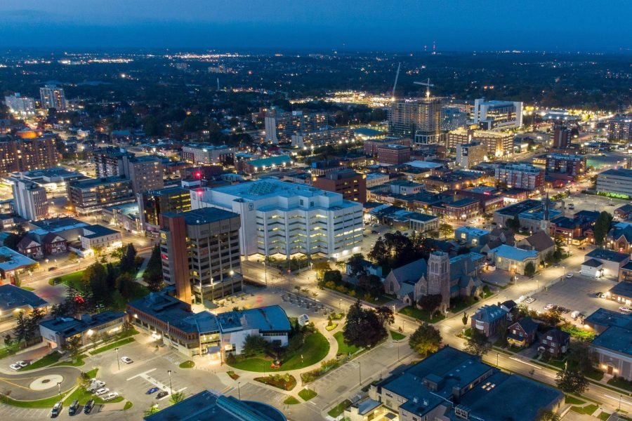 Downtown-Drone---Night-square-2